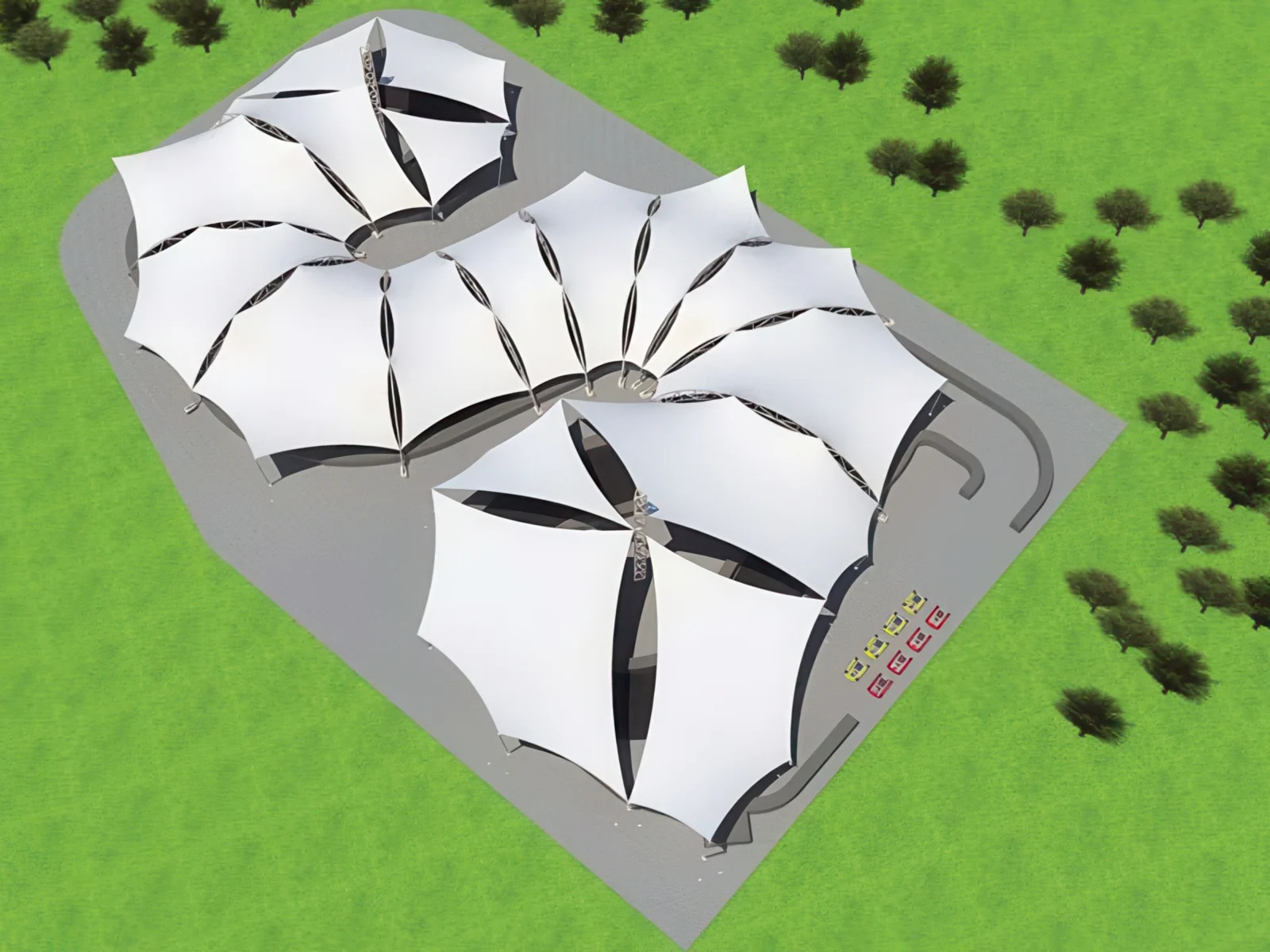 Теневые навесы проект 131