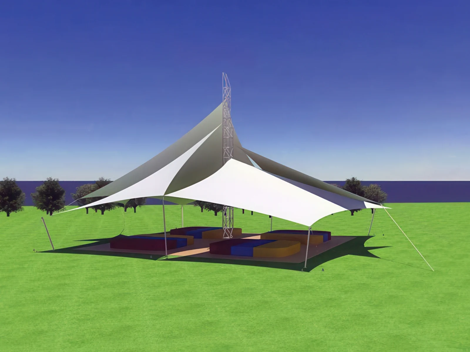 Теневые навесы проект 132