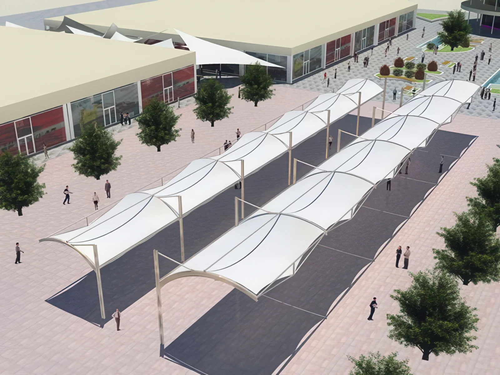 Теневые навесы проект 138