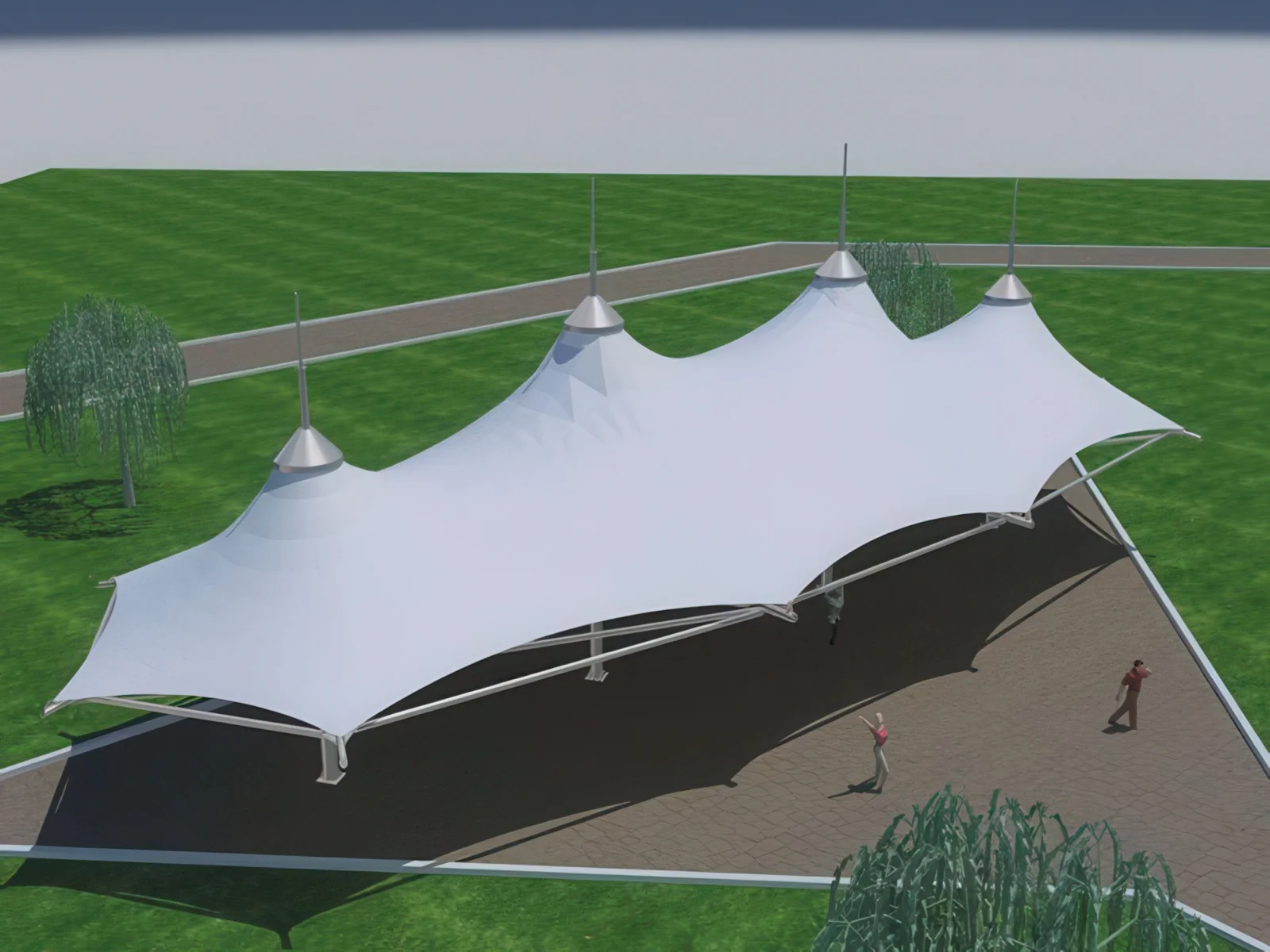 Теневые навесы проект 161