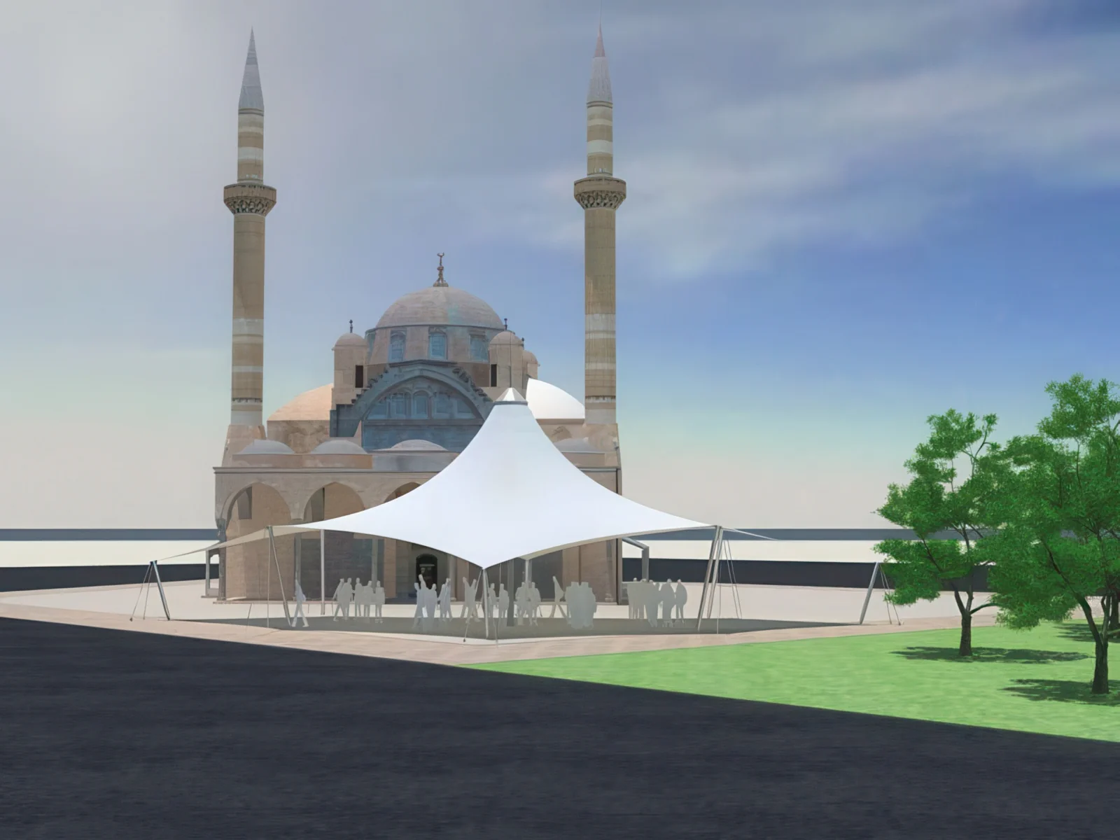 Теневые навесы проект 172