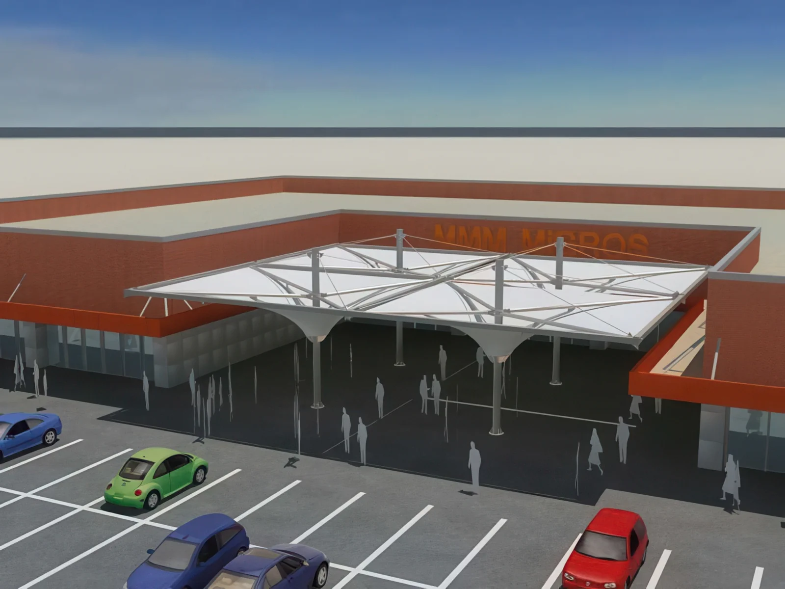 Теневые навесы проект 174