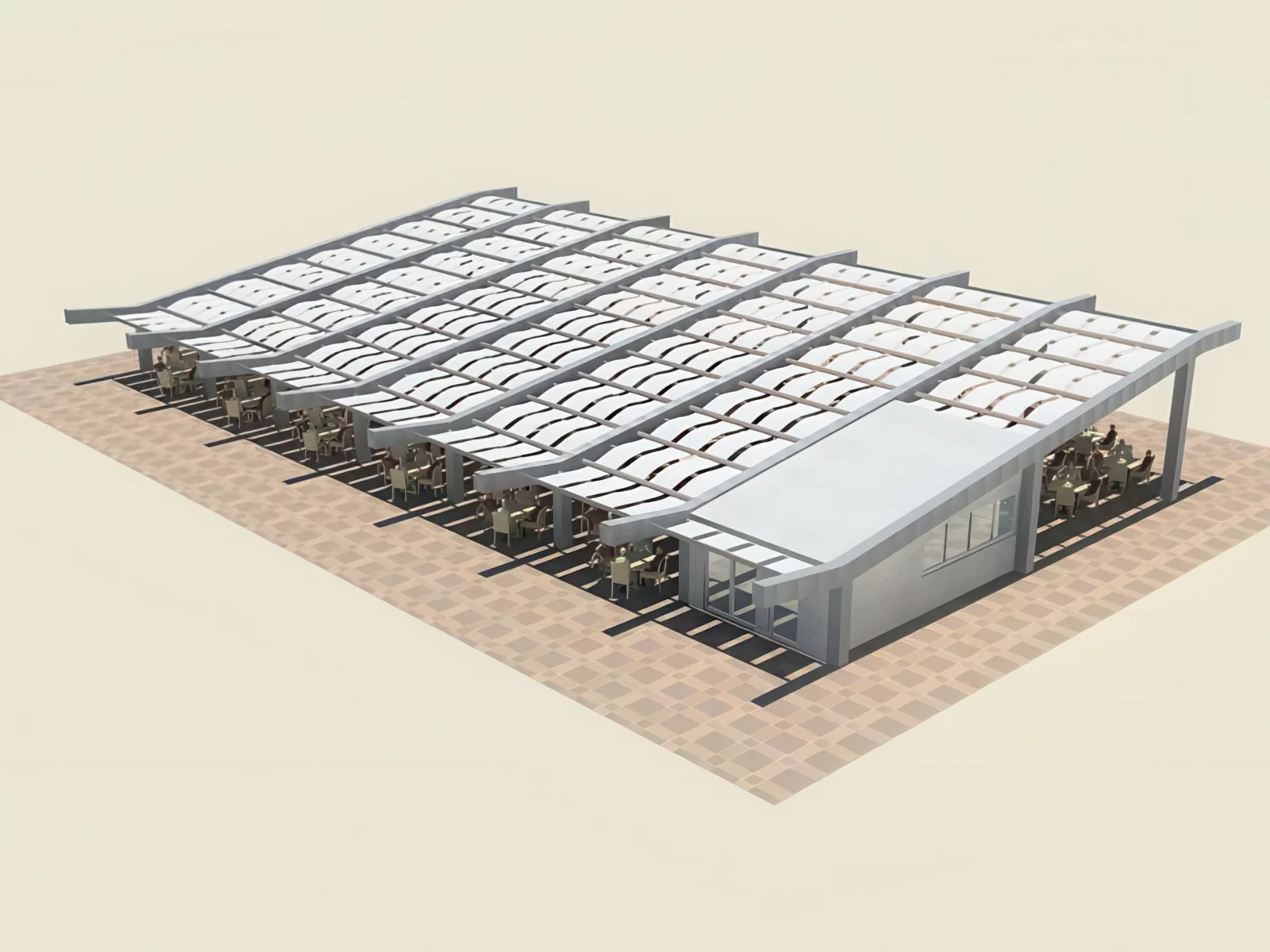 Теневые навесы проект 179