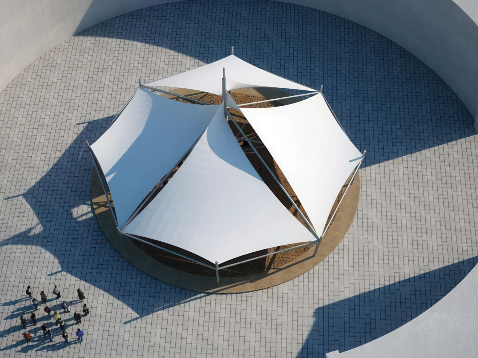 Теневые навесы проект 182