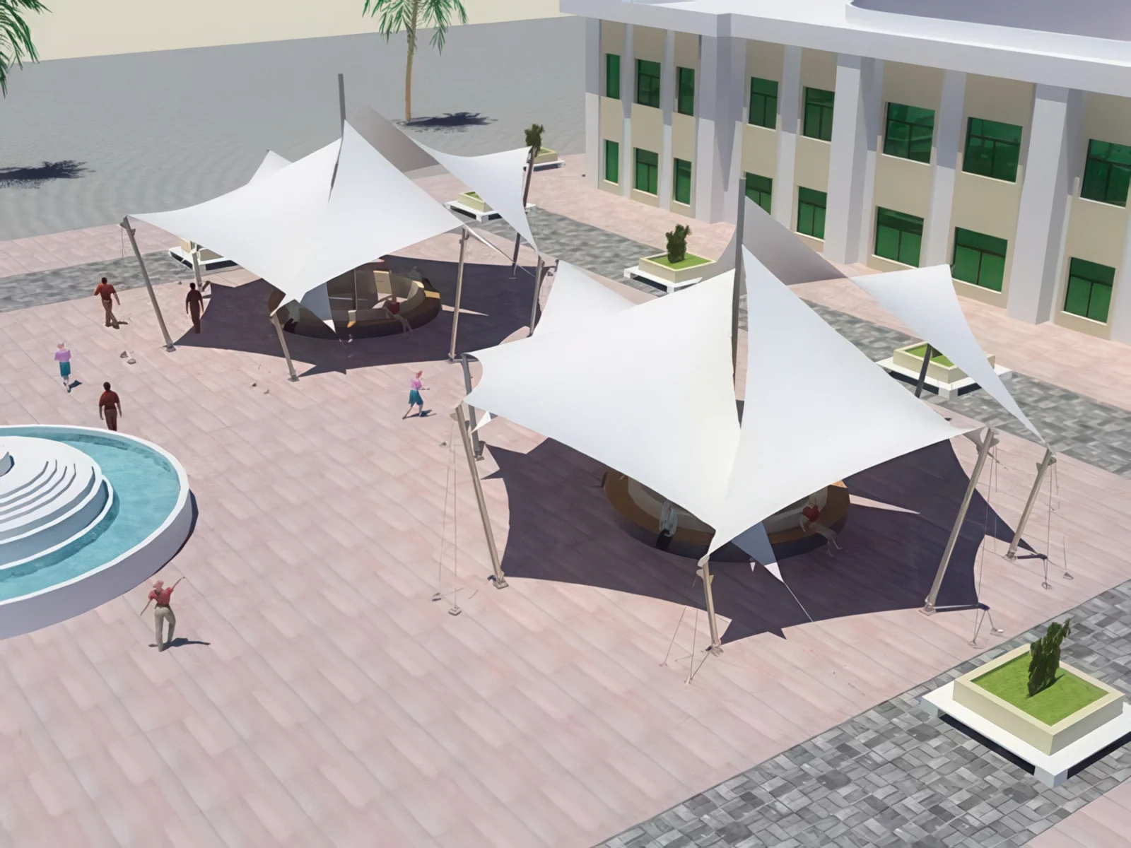 Теневые навесы проект 199