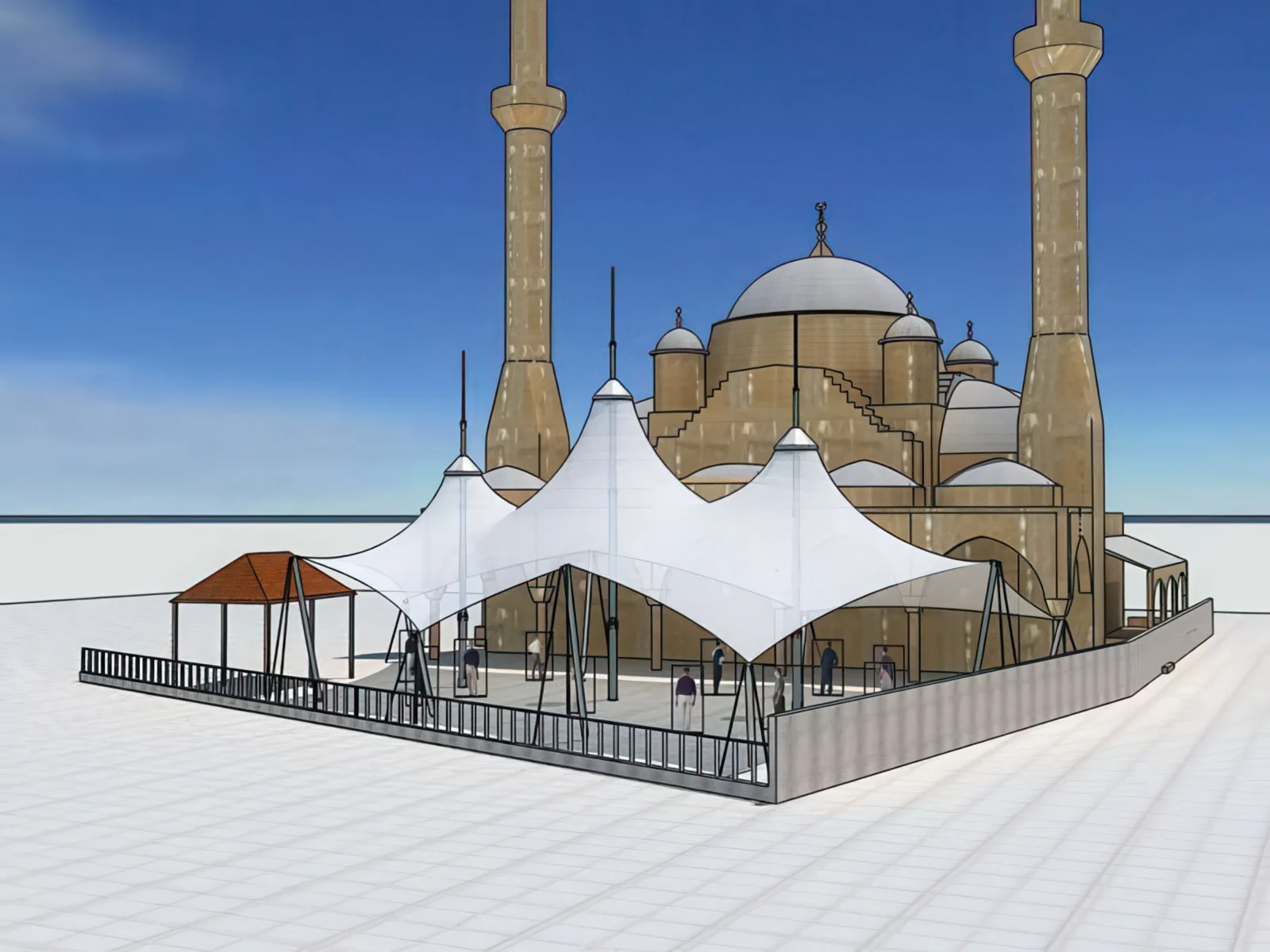 Теневые навесы проект 206