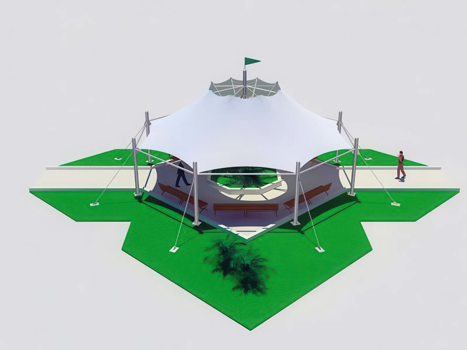 Тенты для социальных объектов