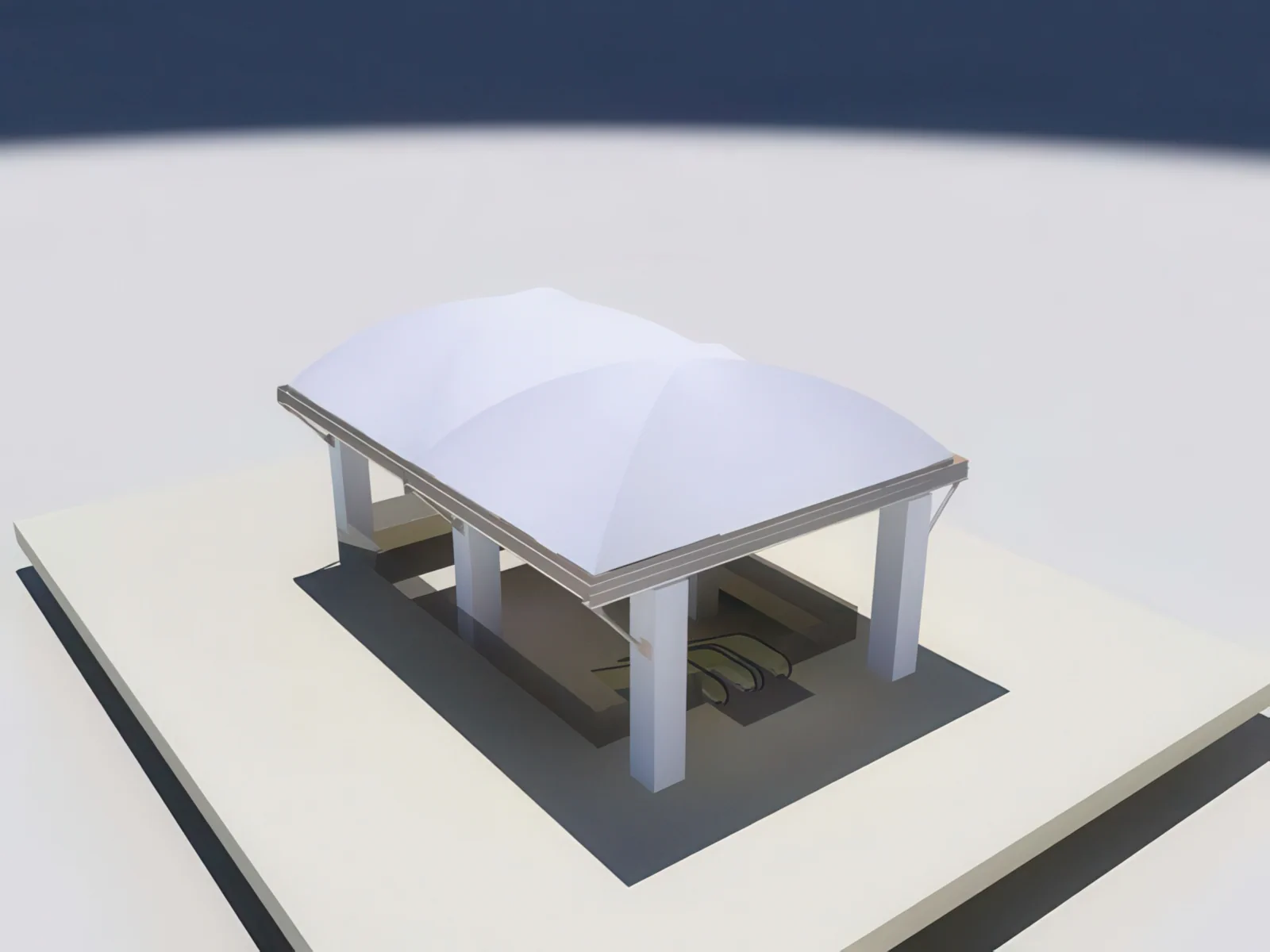 Тенты для социальных объектов проект 12