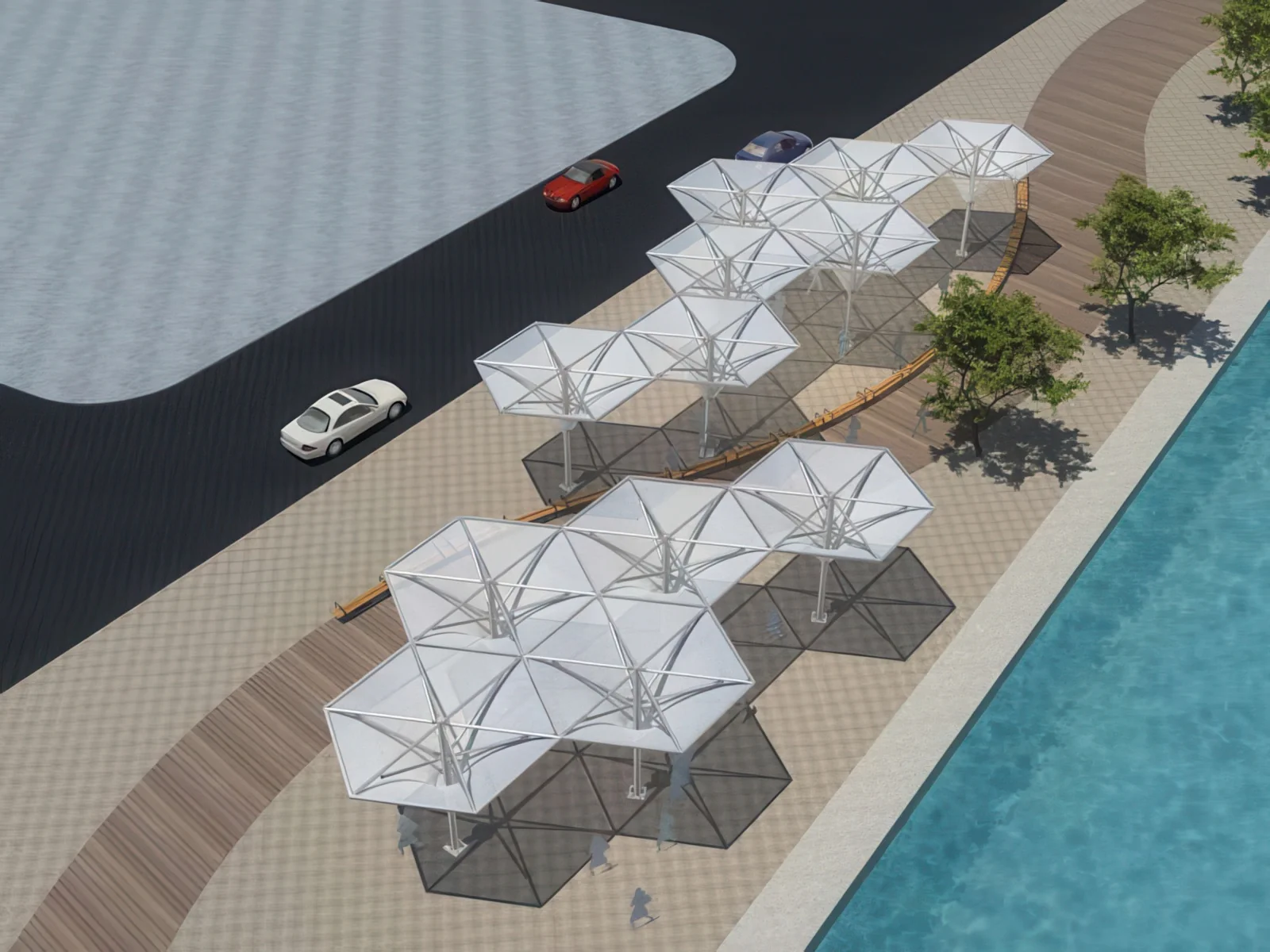 Тенты для социальных объектов проект 22