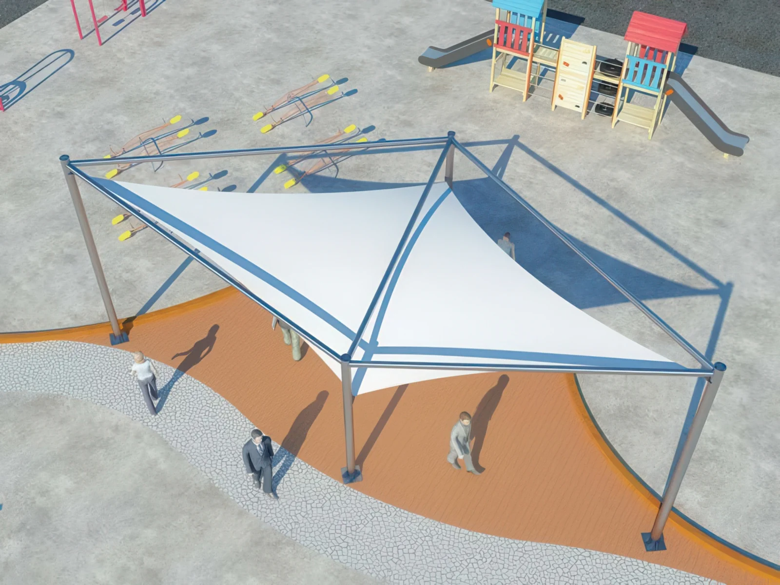 Тенты для социальных объектов проект 38