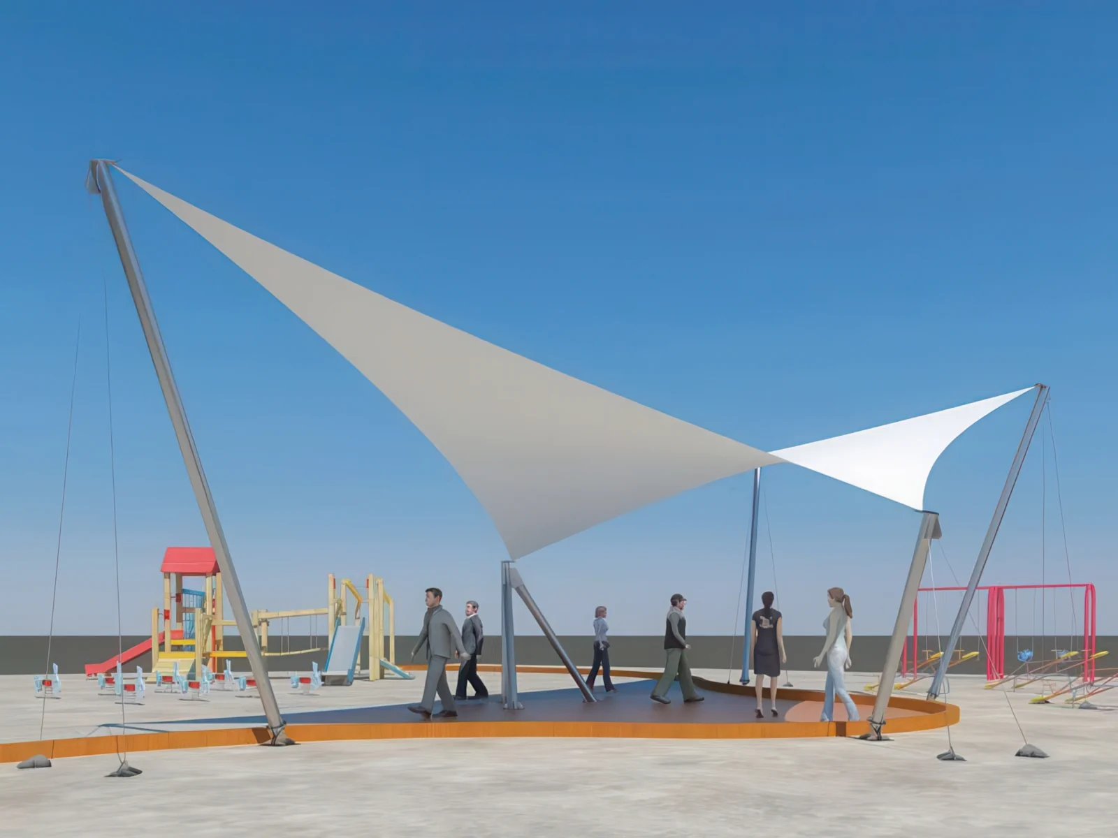 Тенты для социальных объектов проект 39