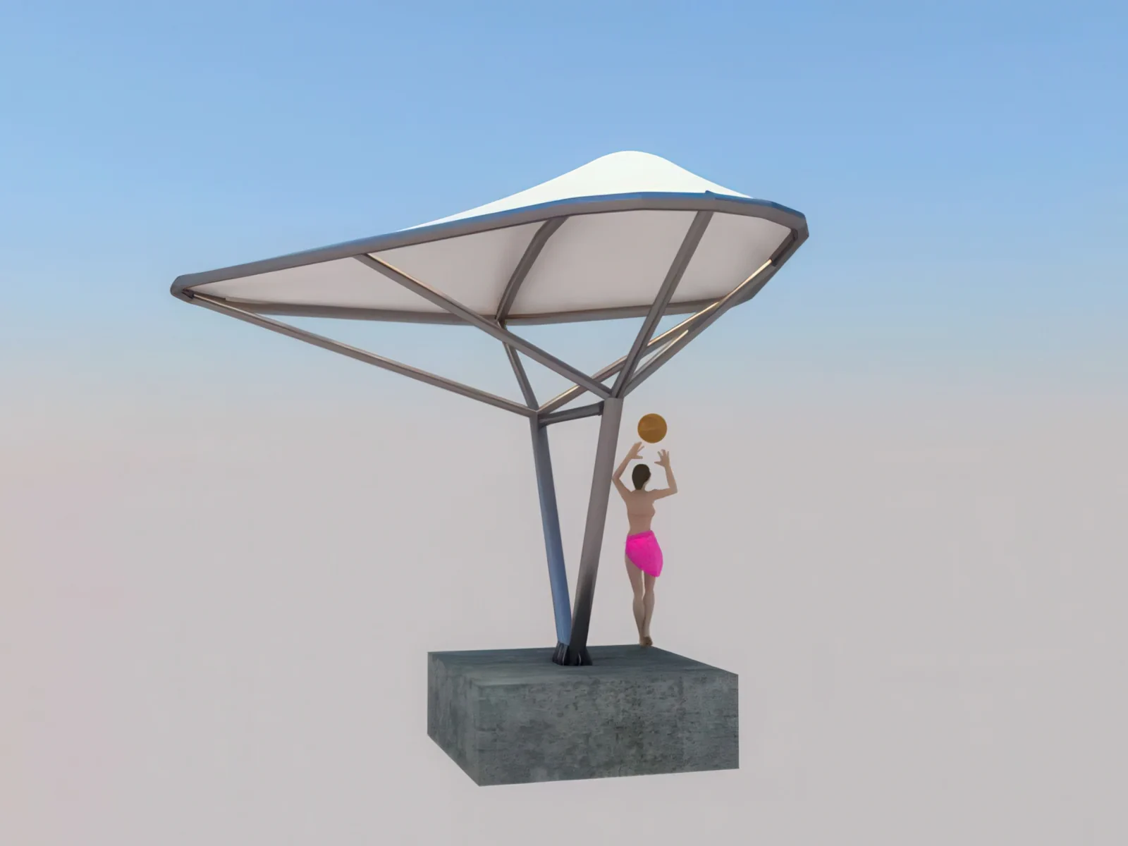 Тенты для социальных объектов проект 51