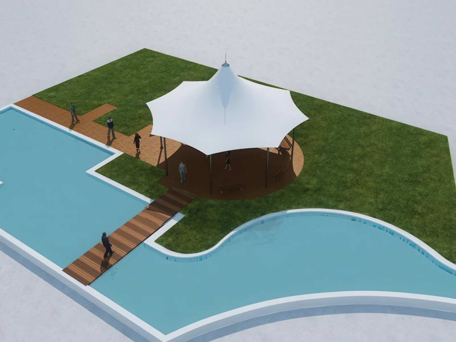 Тенты для социальных объектов проект 53