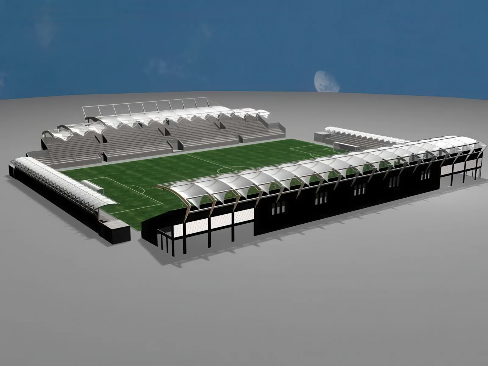Навесы трибун стадионов проект 2