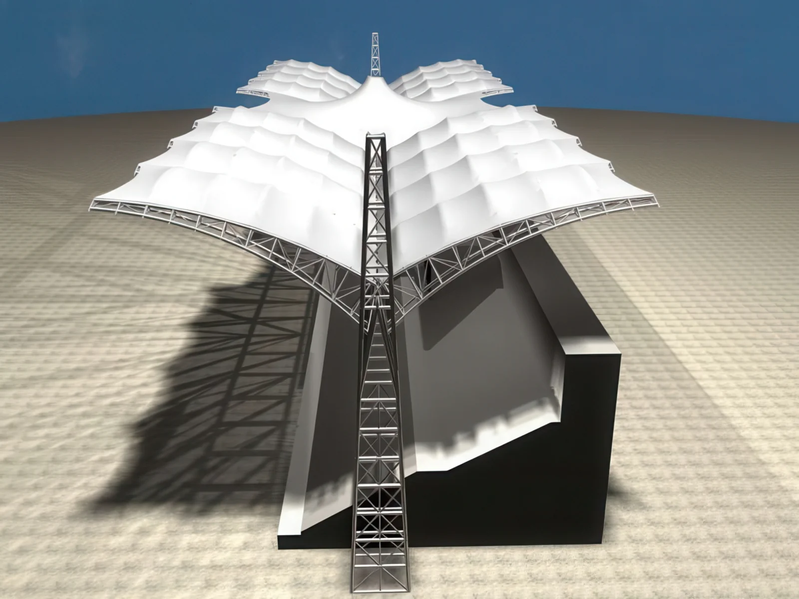 Навесы трибун стадионов проект 9