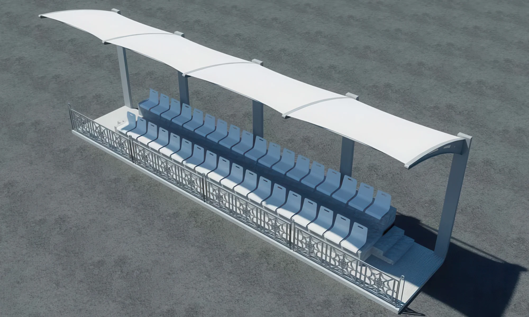 Навесы трибун стадионов проект 11