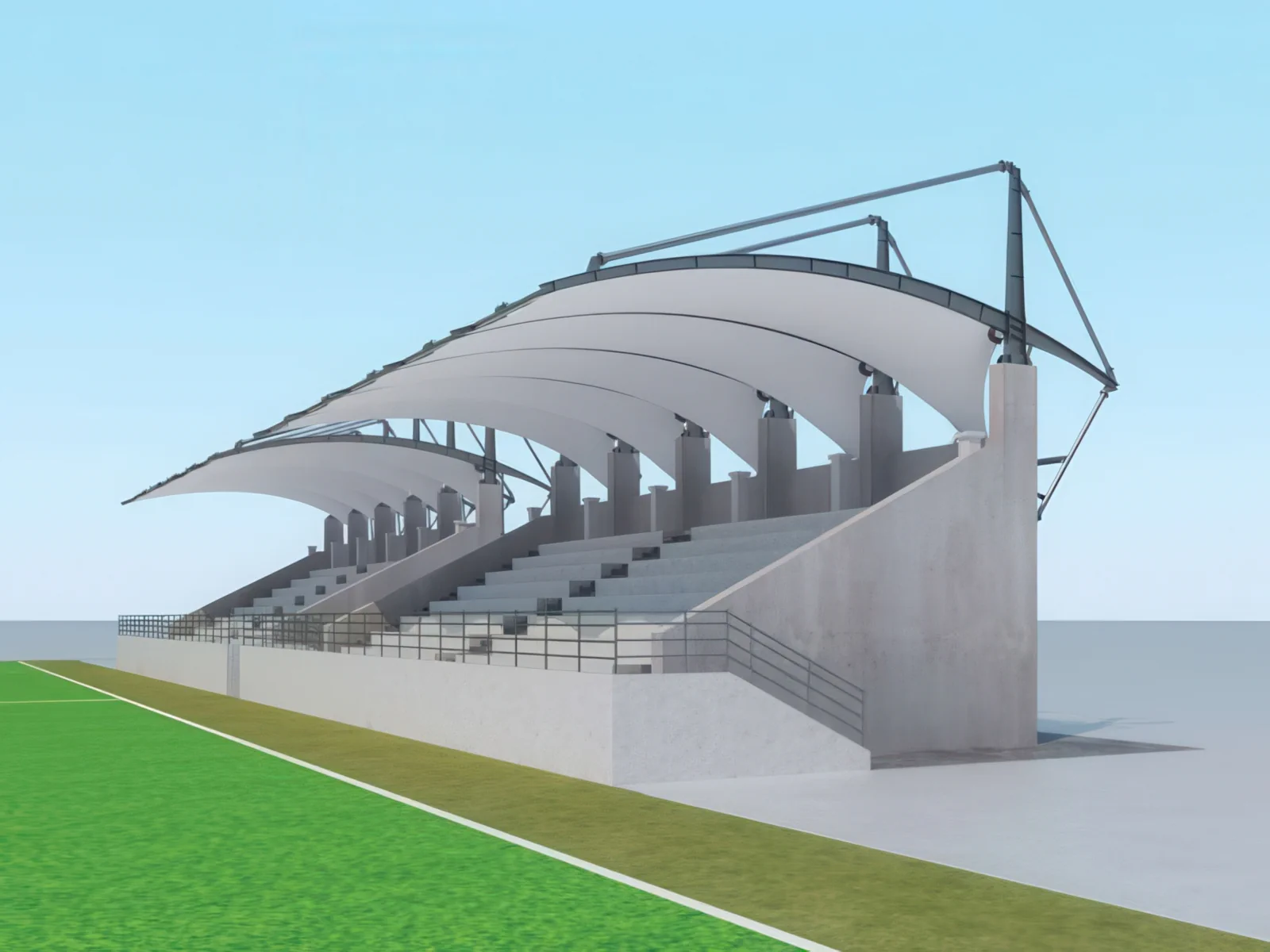 Навесы трибун стадионов проект 13