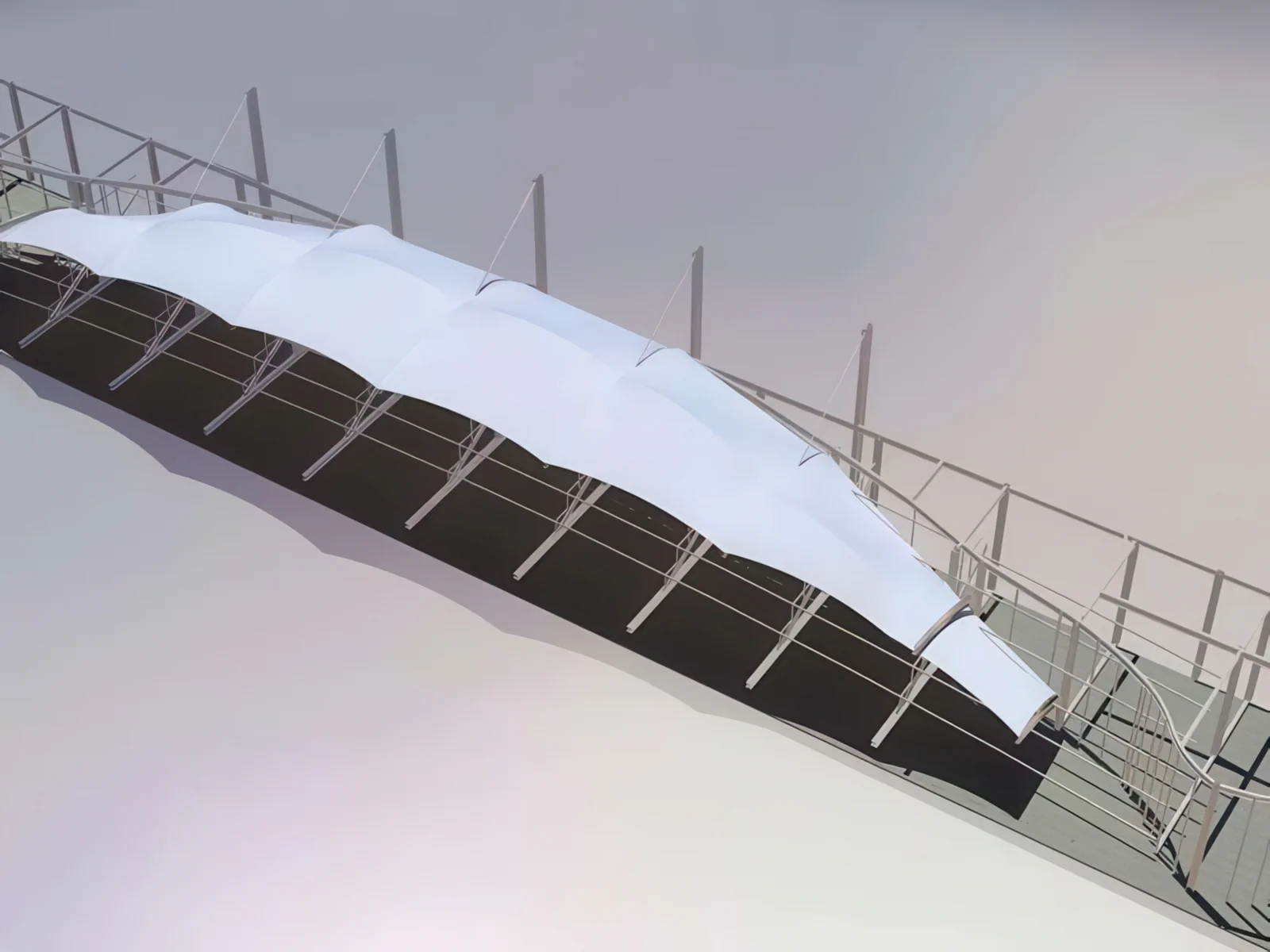 Навесы трибун стадионов проект 14