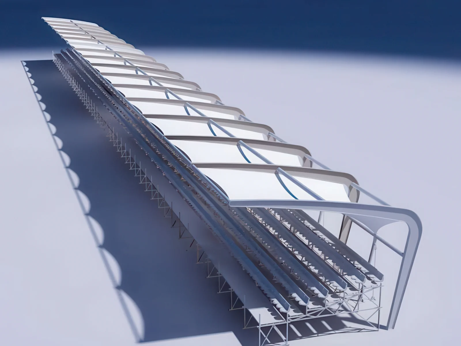 Навесы трибун стадионов проект 23