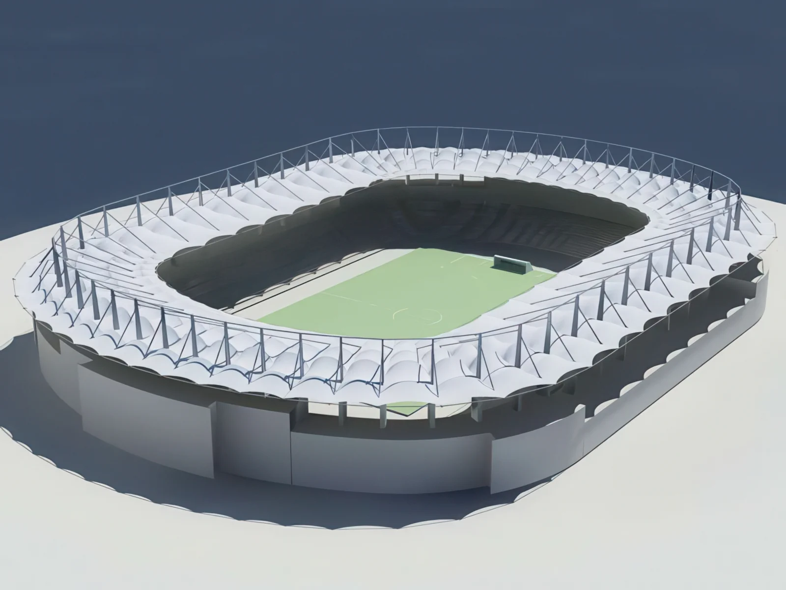 Навесы трибун стадионов проект 24