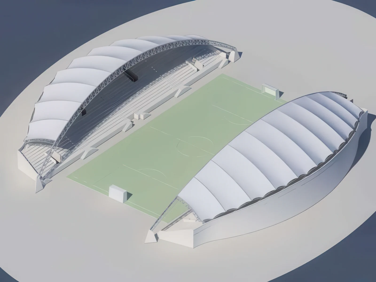 Навесы трибун стадионов проект 25