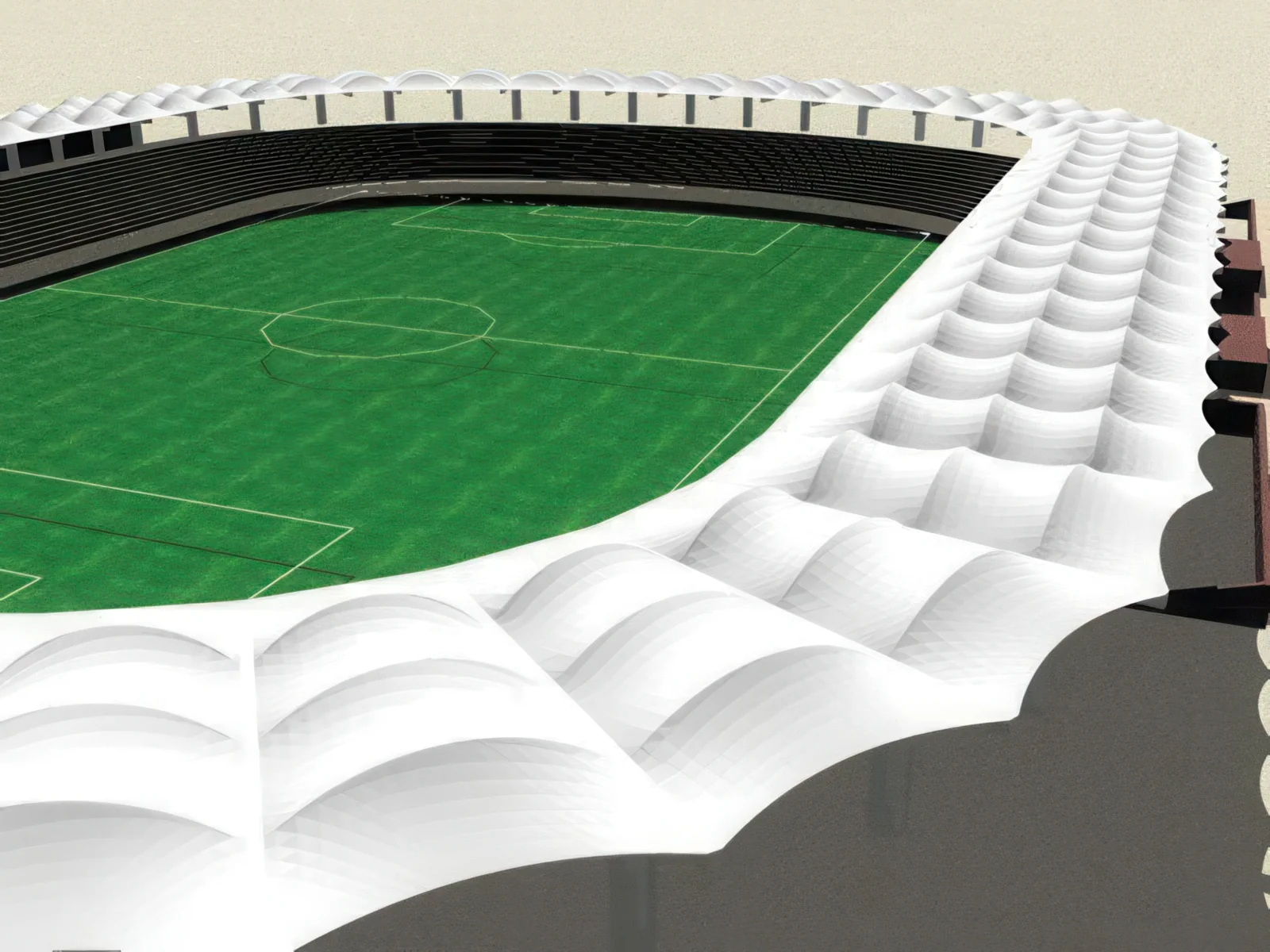 Навесы трибун стадионов проект 29