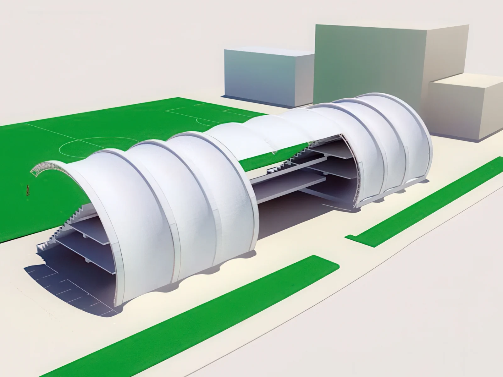 Навесы трибун стадионов проект 31