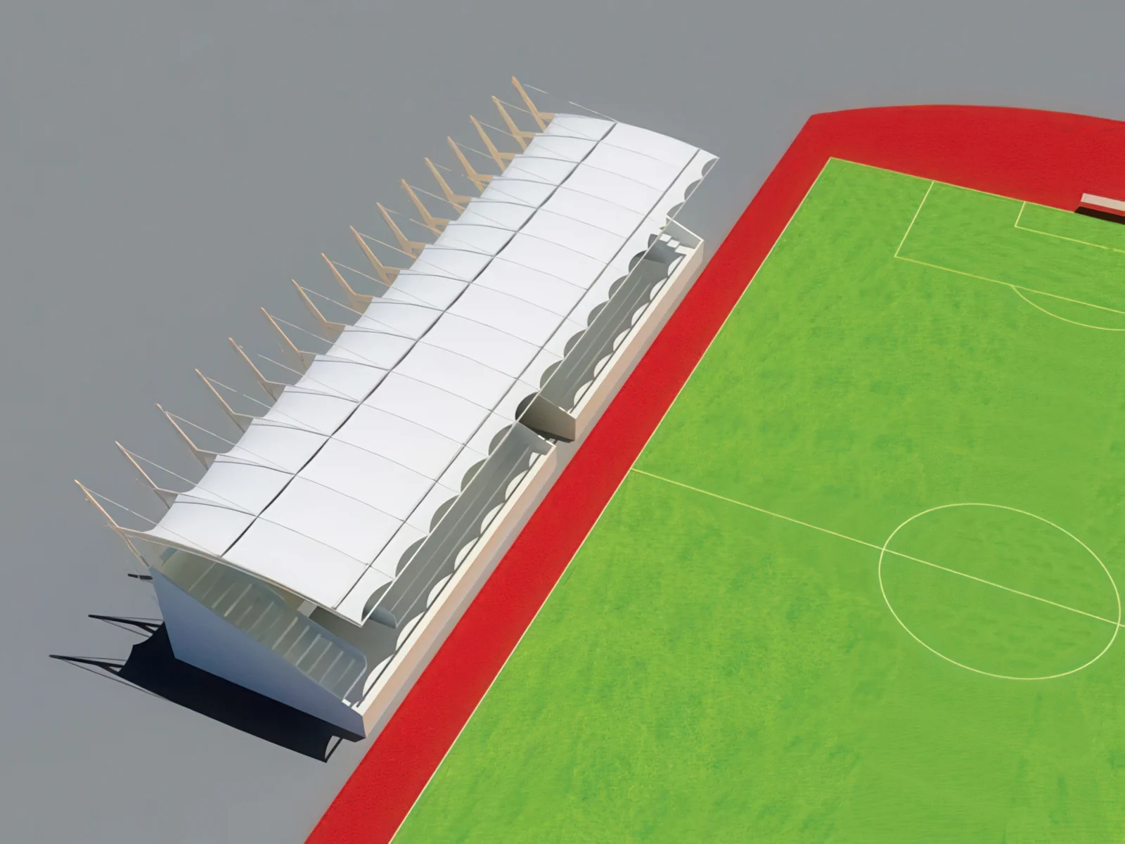 Навесы трибун стадионов проект 36