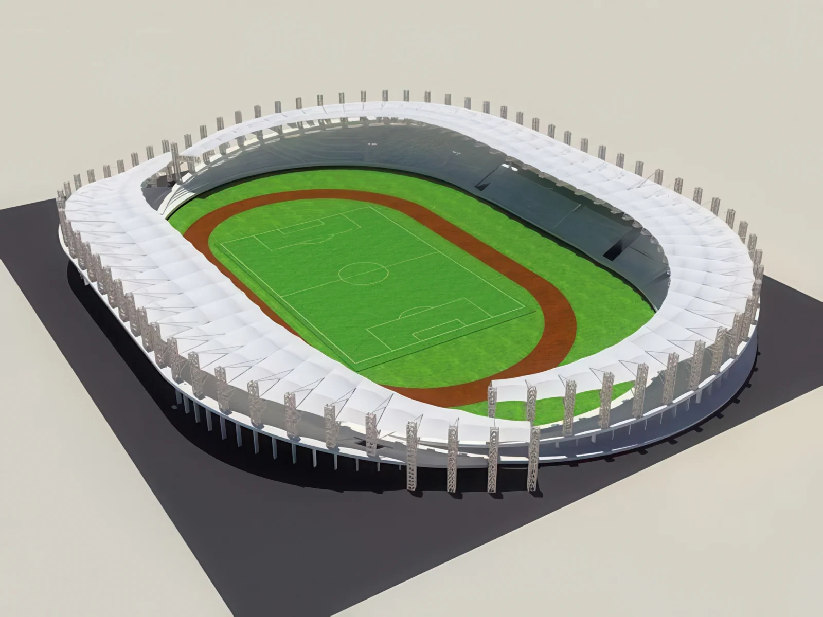 Навесы трибун стадионов