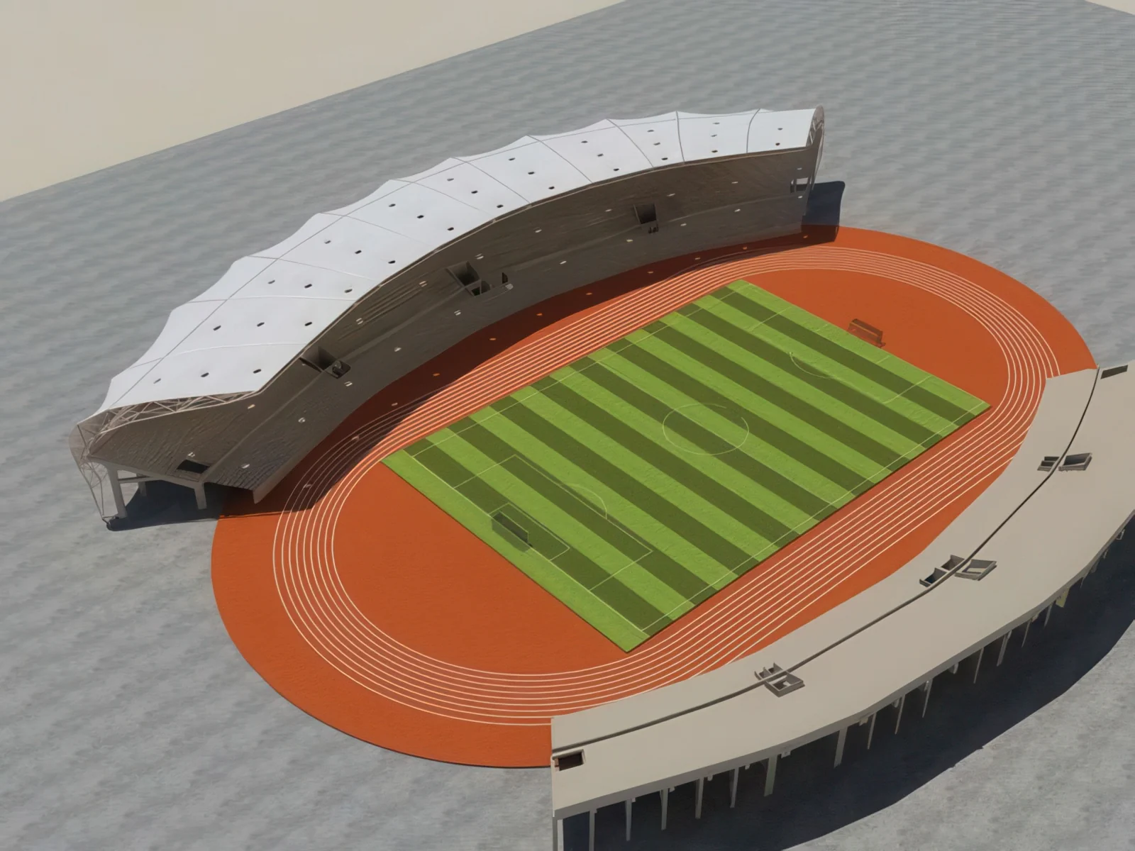 Навесы трибун стадионов проект 44