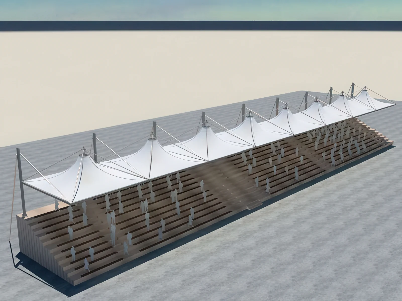 Навесы трибун стадионов проект 57