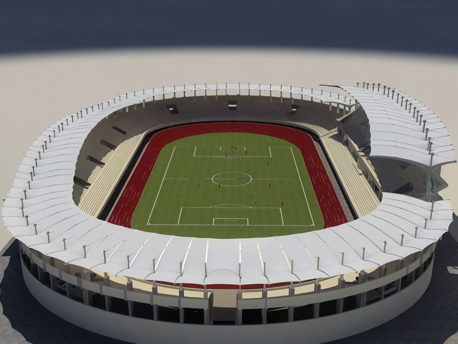 Навесы трибун стадионов проект 59