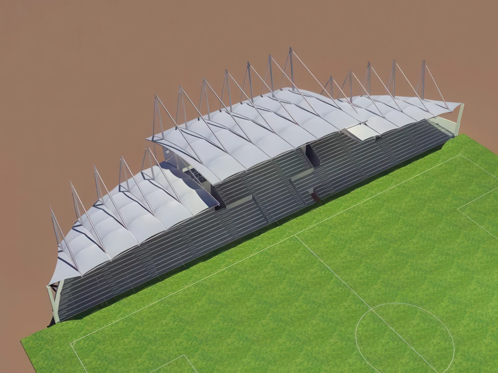 Навесы трибун стадионов проект 61