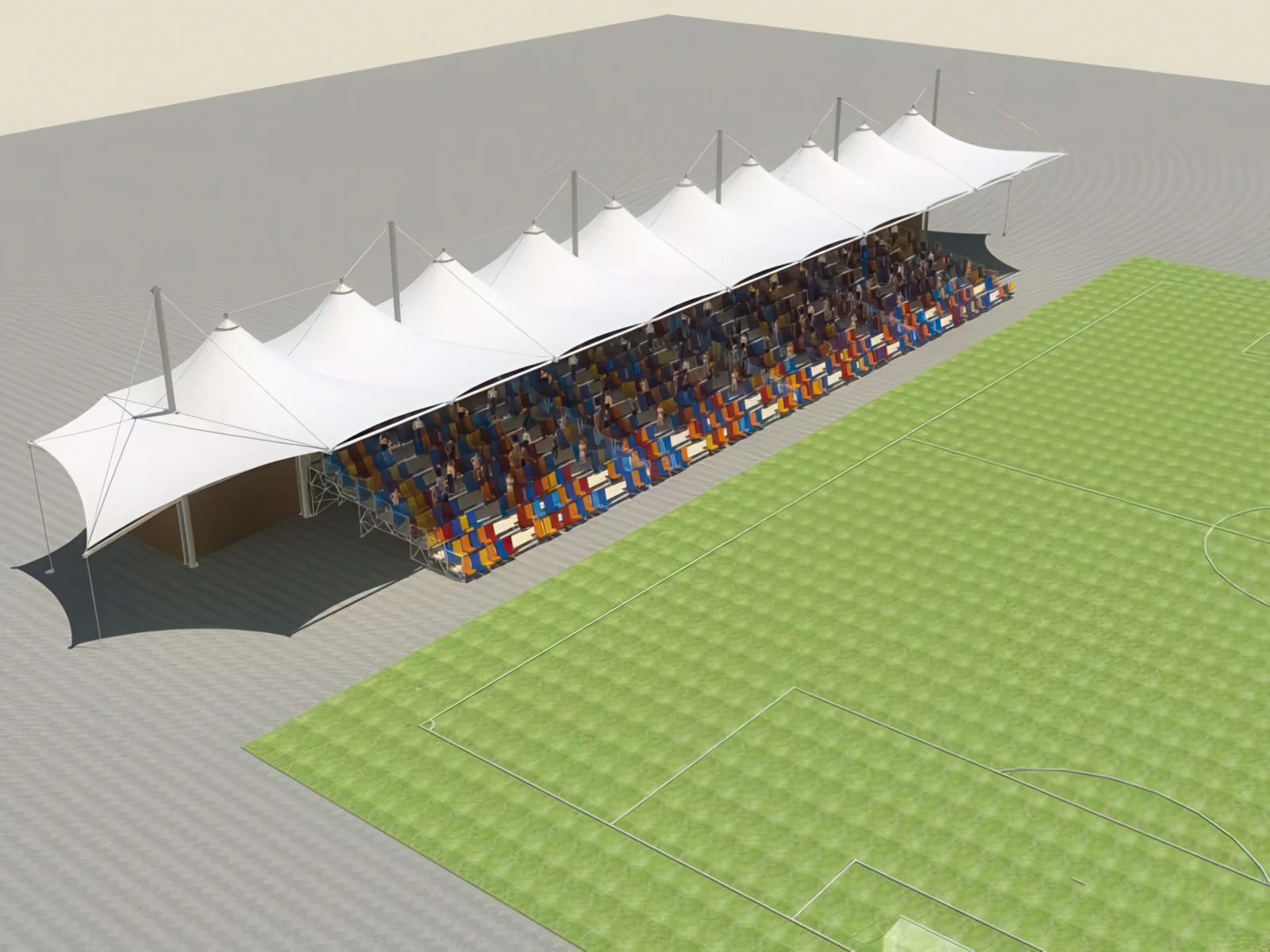 Навесы трибун стадионов проект 62