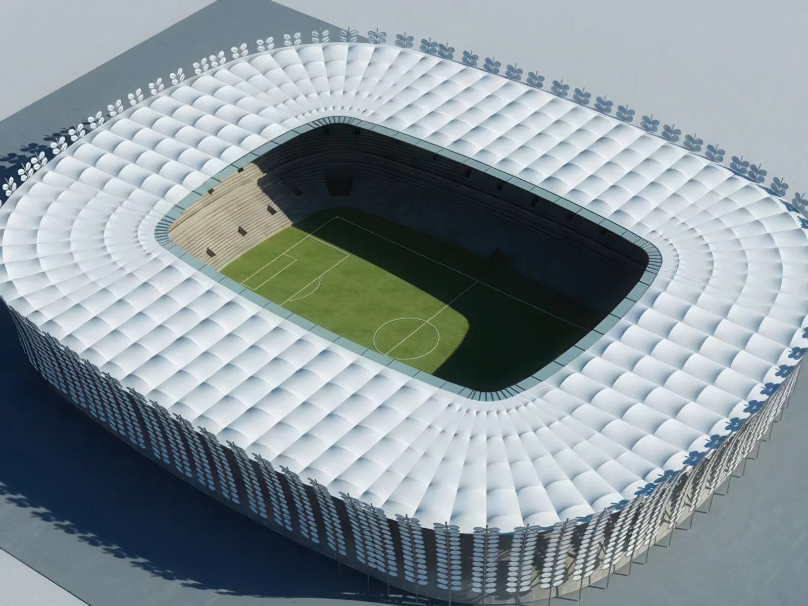 Навесы трибун стадионов проект 68