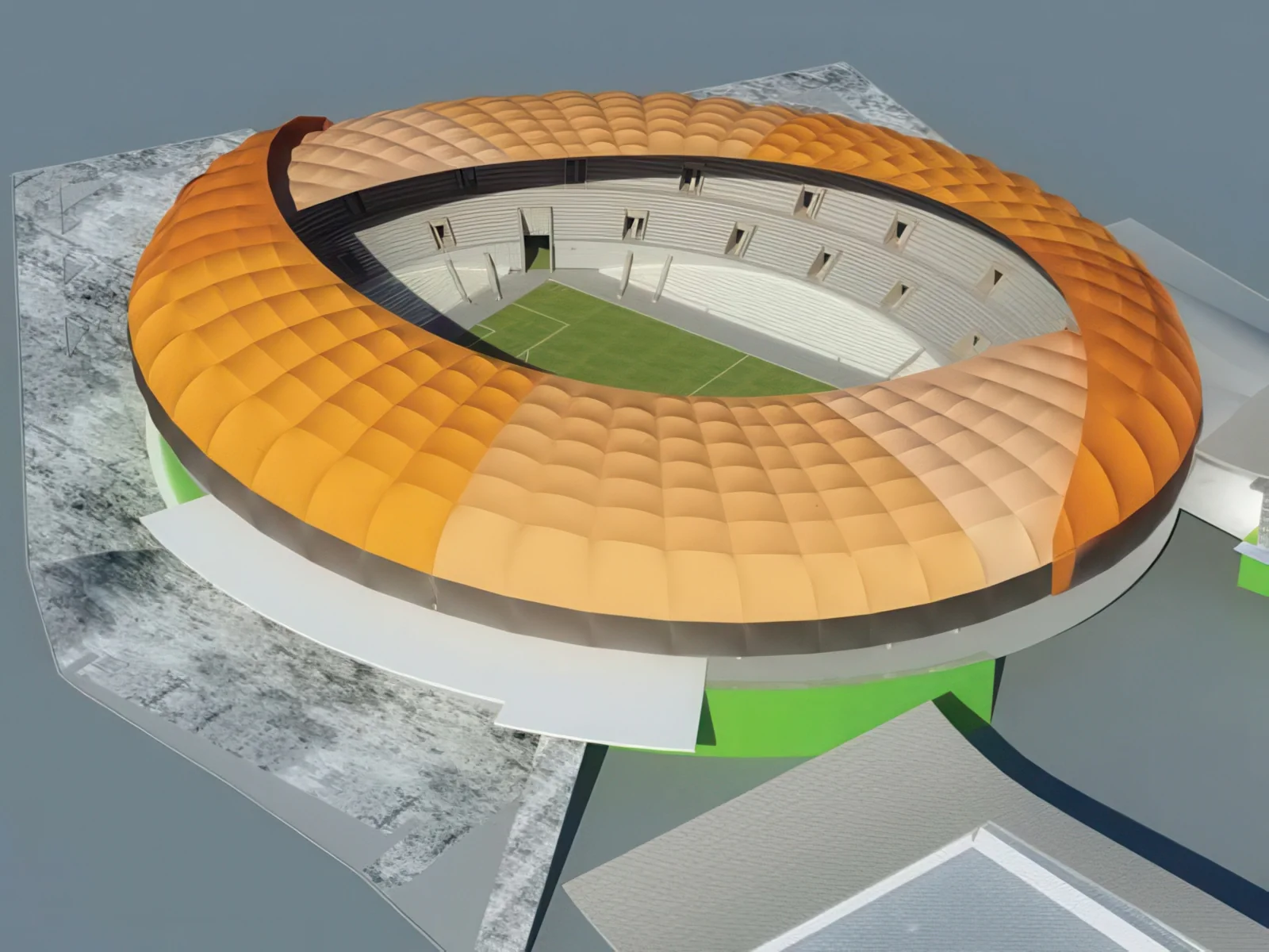 Навесы трибун стадионов проект 78