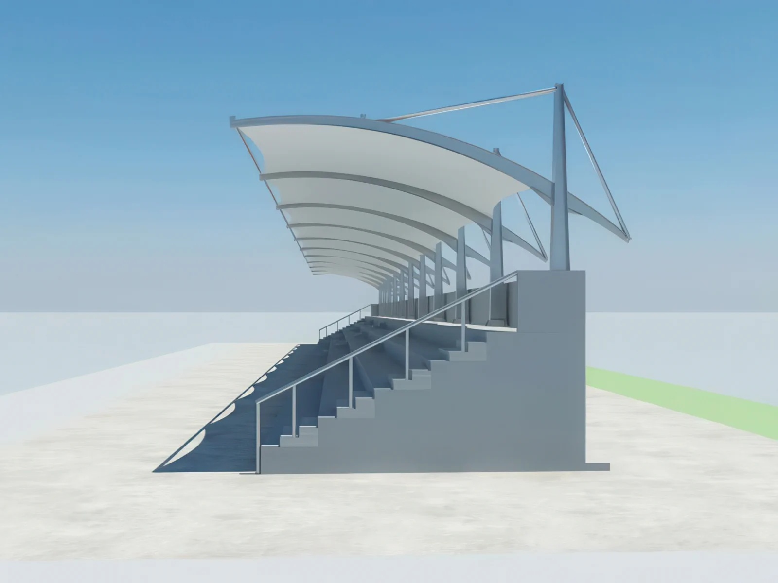 Навесы трибун стадионов проект 85