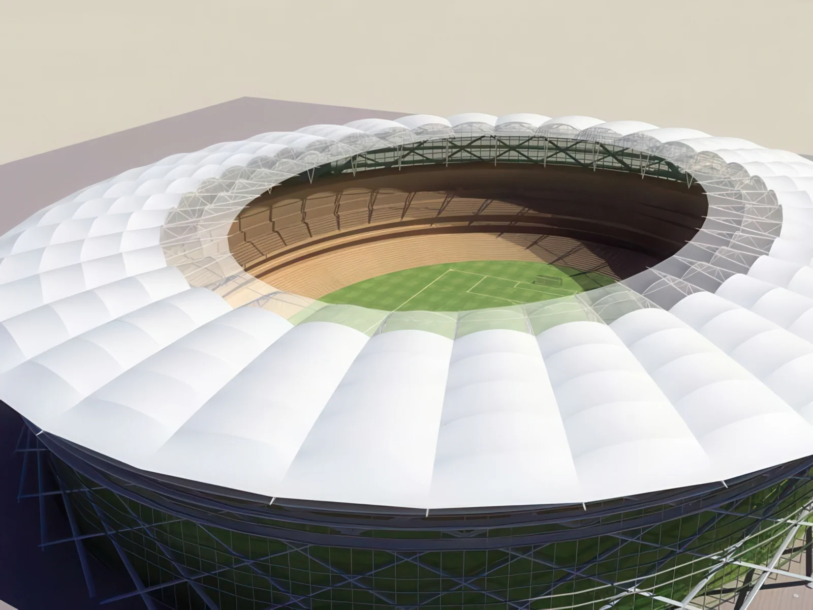 Навесы трибун стадионов проект 97
