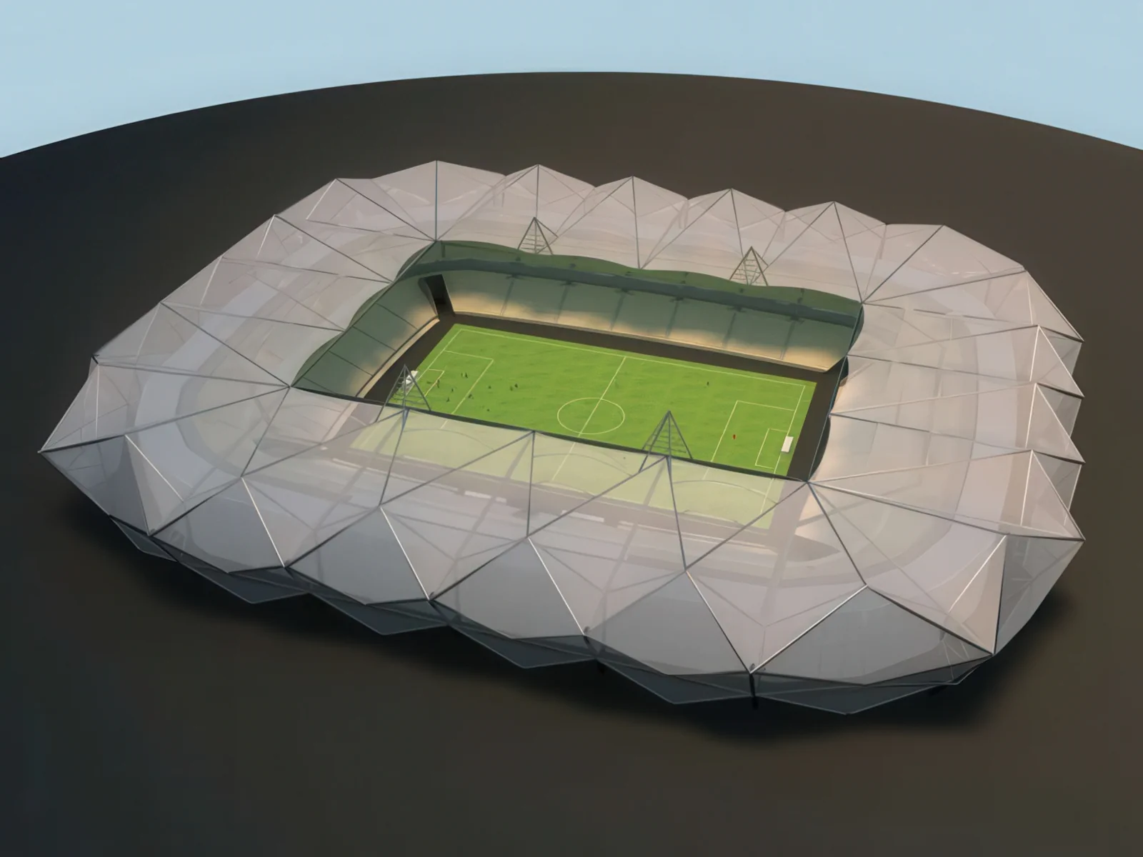 Навесы трибун стадионов проект 102