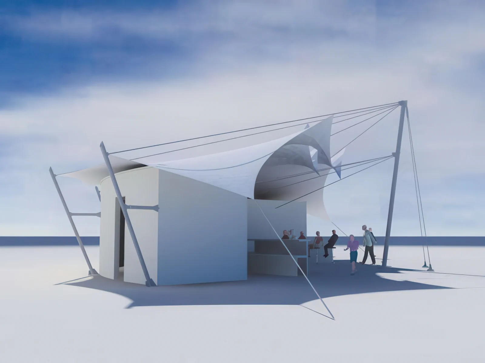 Натяжные тенты проект 15