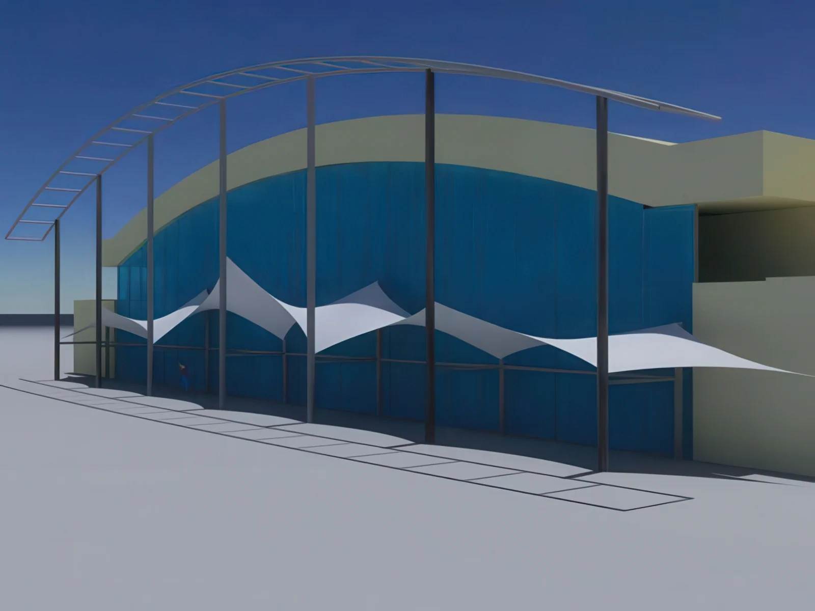 Натяжные тенты проект 16