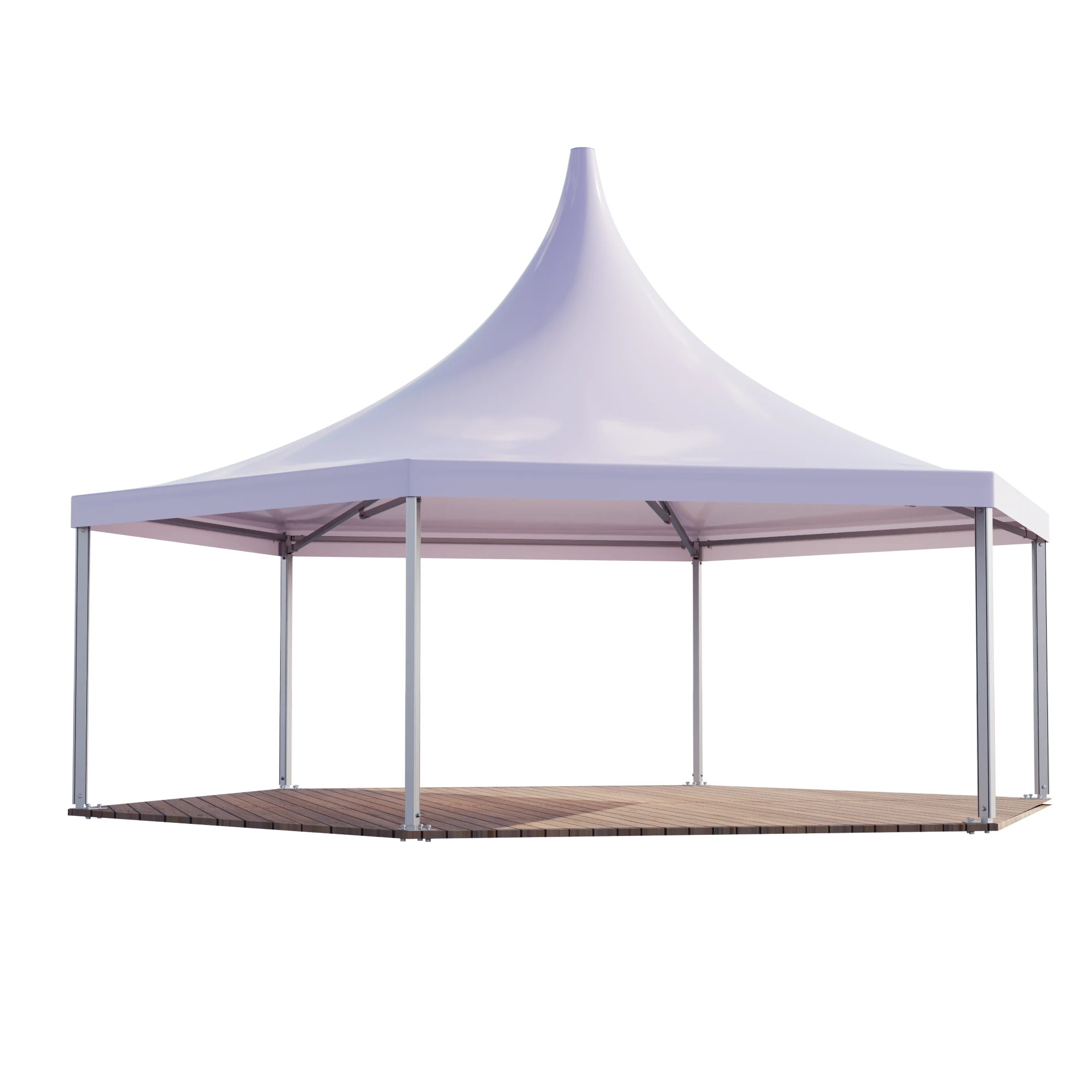 Шестигранные шатры