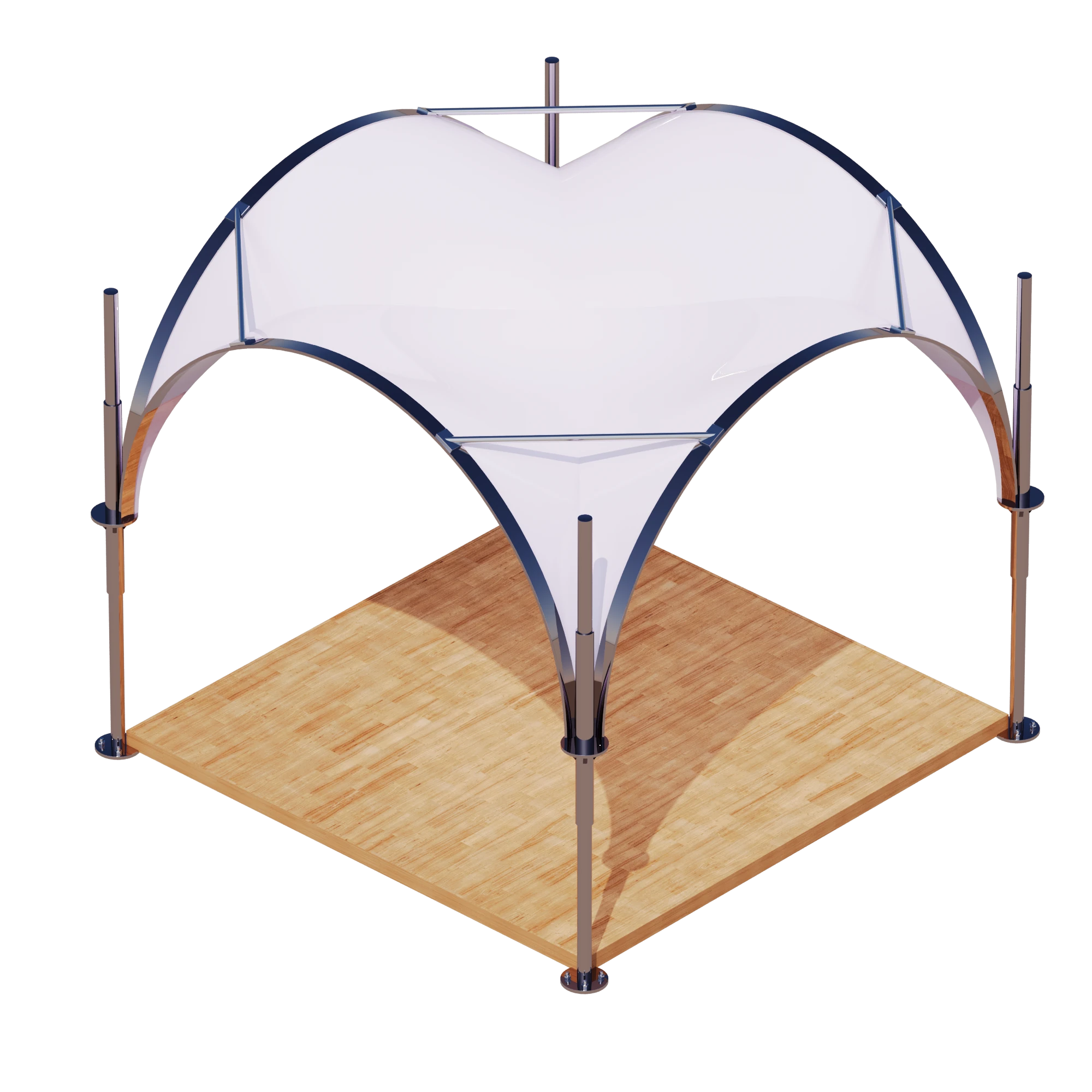 Арочный шатер классический 5х5м